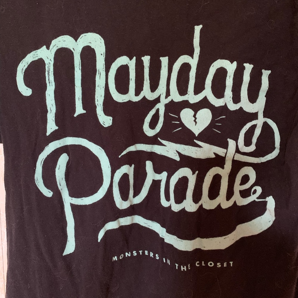 Mayday Parade Monsters in the Closet band shirt